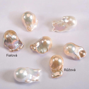 Olivie Perlové náušnice BAROKO 7595 Farba: Ružová Ag 925; ≤9,4 g.