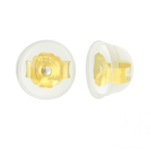 Olivie Silikónom potiahnutá PUZETA GOLD 7666 Ag 925; ≤0,25 g.