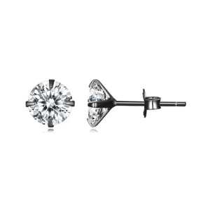 Olivie Strieborné náušnice 5 mm ZORA BLACK 7897 Ag 925; ≤0,6 g.