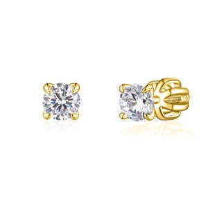 Olivie Strieborné 4mm náušnice PIPPI GOLD 7950 Ag 925; ≤1 g.