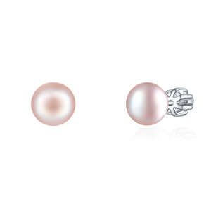 Olivie Stříbrné 7mm náušnice PERLY PINK 7985 Ag 925; ≤1,5 g.