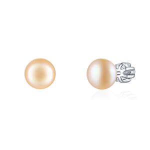 Olivie Stříbrné 7mm náušnice PERLY PEACH 7986 Ag 925; ≤1,5 g.