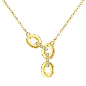 Olivie Strieborný náhrdelník REŤAZ GOLD 7991 Ag 925; ≤3,4 g.