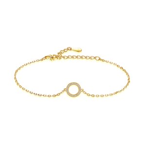 Olivie Strieborný náramok KRUH GOLD 8058 Ag 925; ≤0,50 g.