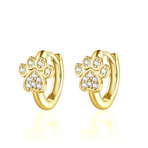 Olivie Strieborné náušnice LABKA GOLD 8094 Ag 925; ≤2,5 g.