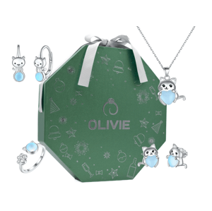 Olivie Adventný kalendár MESAČNÁ MAČKA 8163 Ag 925