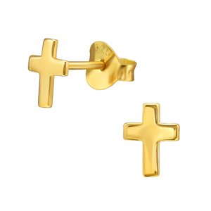Olivie Strieborné náušnice KRÍŽOK GOLD 8187 Ag 925; ≤0,3 g.