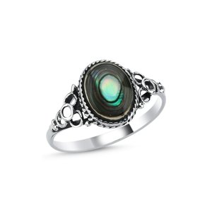 Olivie Stříbrný prsten ABALONE 8204 Veľkosť prsteňov: 6 (EÚ: 51 – 53) Ag 925; ≤2 g.