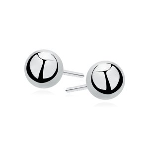 Olivie Strieborné 5mm guličky RHODIUM 8219 Ag 925; ≤0,75 g.