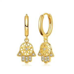 Olivie Strieborné náušnice HAMSA GOLD 8261 Ag 925; ≤1,5 g.