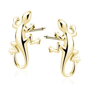 Olivie Strieborné náušnice JAŠTERICA GOLD 8309 Ag 925; ≤1 g.