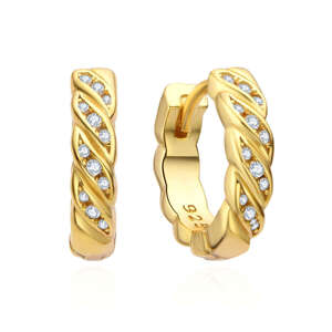 Olivie Strieborné náušnice KRUHY GOLD 8313 Ag 925; ≤3,7 g.