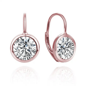 Olivie Strieborné krištáľové náušnice ROSE 8324 Ag 925; ≤2,8 g.