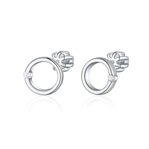 Olivie Strieborné náušnice 8mm KRUH 8350 Ag 925; ≤1,5 g.
