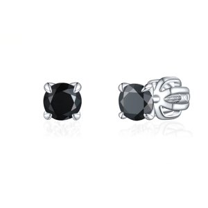 Olivie Strieborné 4mm náušnice PIPPI BLACK 8358 Ag 925; ≤1,0 g.