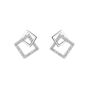 Olivie Strieborné geometrické náušnice 8388 Ag 925; ≤0,85 g.