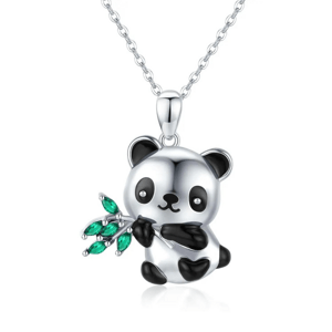 Olivie Strieborný náhrdelník PANDA 8479 Ag 925; ≤4,6 g.