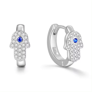 Olivie Strieborné náušnice HAMSA 8490 Ag 925; ≤3,1 g.
