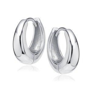 Olivie Strieborné 12mm náušnice 8553 Ag 925; ≤2,1 g.
