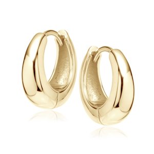 Olivie Strieborné 12mm náušnice GOLD 8554 Ag 925; ≤2,1 g.