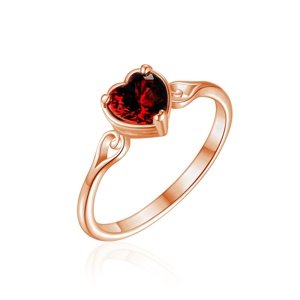 Olivie Strieborný prsteň SRDIEČKO ROSE 8581 Veľkosť prsteňov: 12 (EÚ: 68-70) Ag 925; ≤1,8 g.