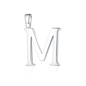 Olivie PÍSMENO M strieborný prívesok 8622 Ag 925; ≤1,3 g.