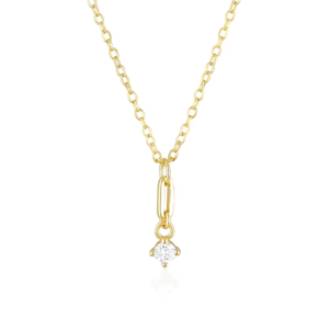 Olivie Strieborný minimalistický náhrdelník GOLD 8649 Ag 925; ≤1,3 g.