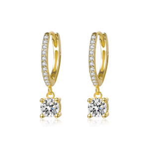 Olivie Strieborné krúžkové náušnice GOLD 8690 Ag 925; ≤1,4 g.