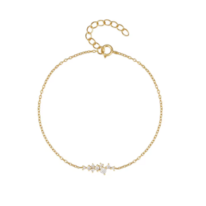Olivie Strieborný nežný náramok GOLD 8713 Ag 925; ≤1,0 g.