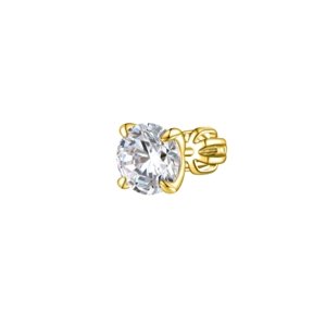 Olivie Strieborná 7mm náušnice PIPPI GOLD 1 ks 8767 Ag 925; ≤1,1 g.