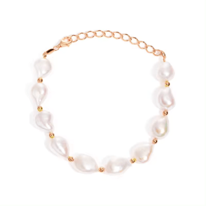 Olivie Strieborný perlový náramok ROSE 8805 Ag 925; ≤7,8 g.
