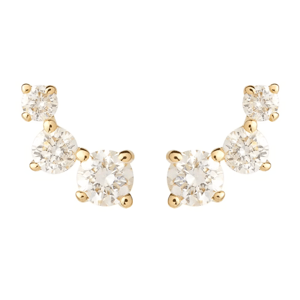 Olivie Strieborné náušnice KOMETA GOLD 8833 Ag 925; ≤0,7 g.