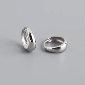 Olivie Strieborné 12,5mm náušnice GOLD 9030 Ag 925; ≤1,7 g.