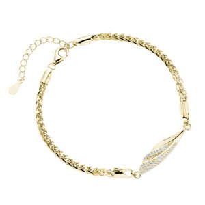 Olivie Strieborný náramok KRÍDLO GOLD 9077 Ag 925; ≤4 g.