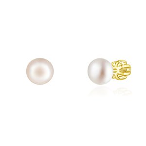 Olivie Náušnice 6mm PERLY AAA GOLD 9116 Ag 925; ≤1,3 g.