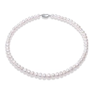 Olivie Náhrdelník 40cm SLADKOVODNÉ PERLY 9124 Ag 925; ≤30 g.