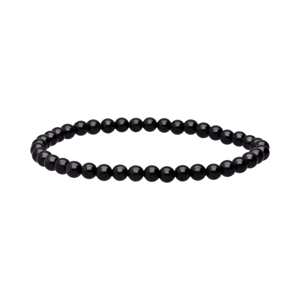 Olivie Náramok 4mm ČIERNY TURMALÍN 8125 ≤6,5 g.