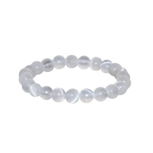 Olivie Náramok 8mm/16cm SELENIT 9162 ≤12 g.