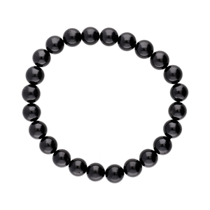 Olivie Náramok XL 8mm/20cm ČIERNY TURMALÍN 9170 ≤21 g.
