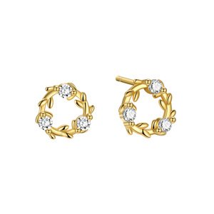 Olivie Strieborné náušnice KRUH GOLD 9254 Ag 925; ≤0,6 g.