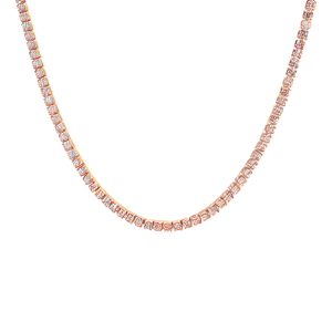 Olivie Strieborný tenisový choker 35+5cm ROSE 9362 Ag 925; ≤7 g.