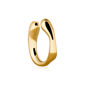 Olivie Strieborná záušnica KVAPKA GOLD 1ks 9477 Ag 925; ≤1,3 g.